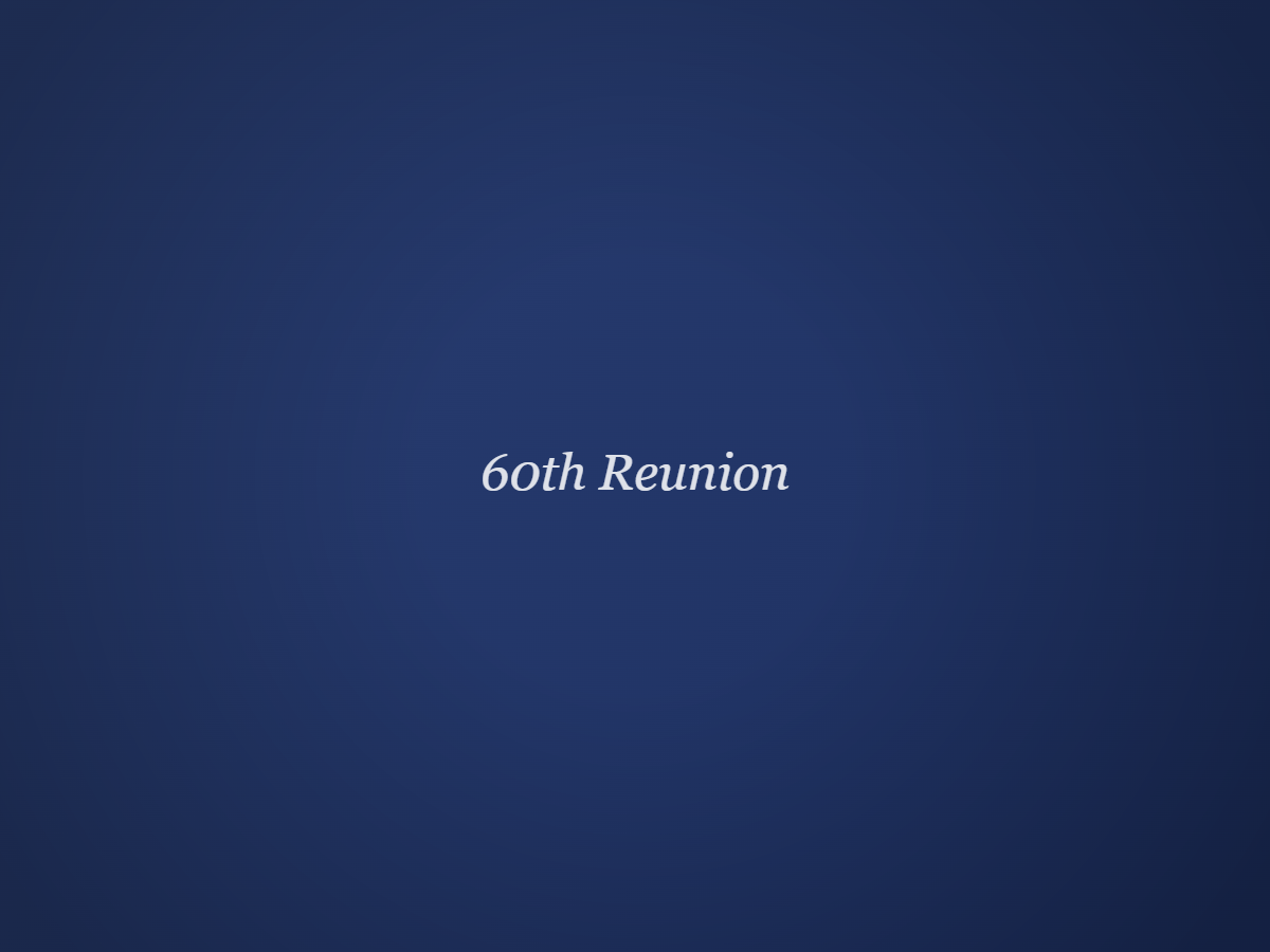 60th Reunion Weekend